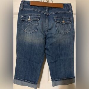 Long Jean Shorts Size 8 Inc Denim